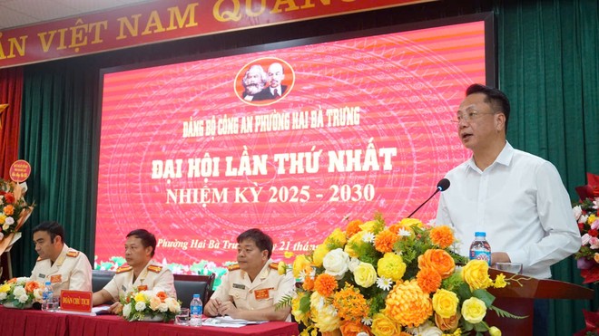Đảng bộ Công an phường Hai Bà Trưng đoàn kết, hoàn thành xuất sắc mọi nhiệm vụ- Ảnh 6.