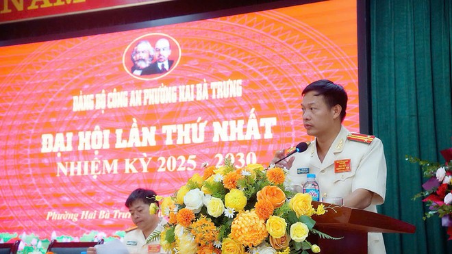 Đảng bộ Công an phường Hai Bà Trưng đoàn kết, hoàn thành xuất sắc mọi nhiệm vụ- Ảnh 4.
