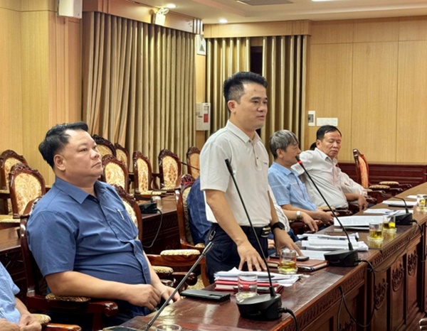 Đảng uỷ xã Hoài Đức tổ chức hội nghị lấy ý kiến đóng góp vào dự thảo báo cáo chính trị Đại hội đại biểu Đảng bộ xã Hoài Đức lần thứ I, nhiệm kỳ 2025-2030- Ảnh 6.