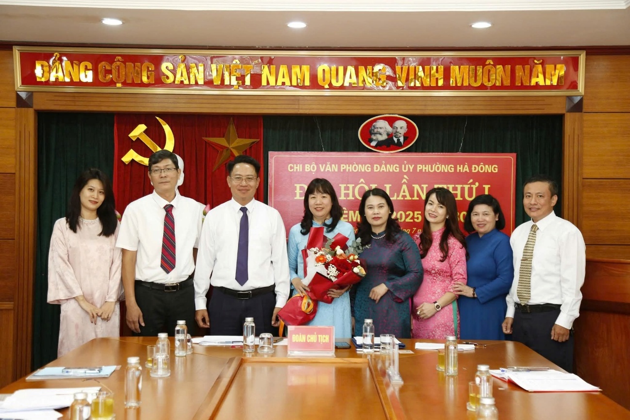 Chi bộ Quân sự phường Hà Đông đã tổ chức Đại hội lần thứ I, nhiệm kỳ 2025–2030- Ảnh 3.