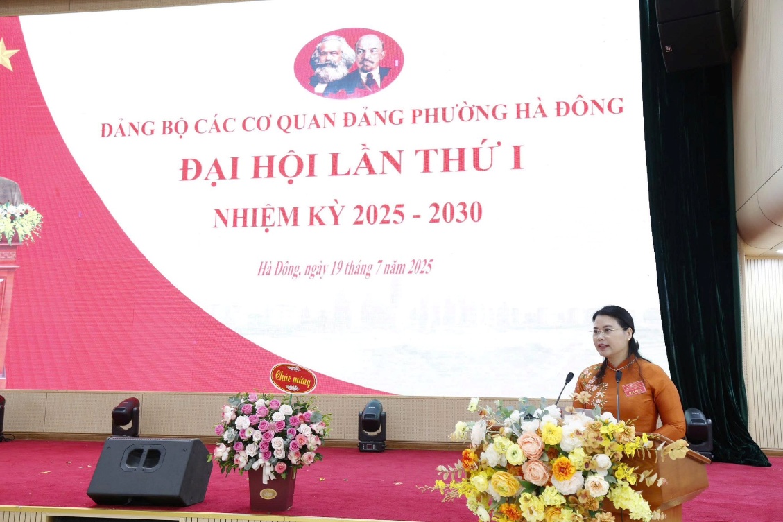 Đảng bộ các Cơ quan Đảng phường Hà Đông tổ chức thành công Đại hội lần thứ I, nhiệm kỳ 2025-2030- Ảnh 2.