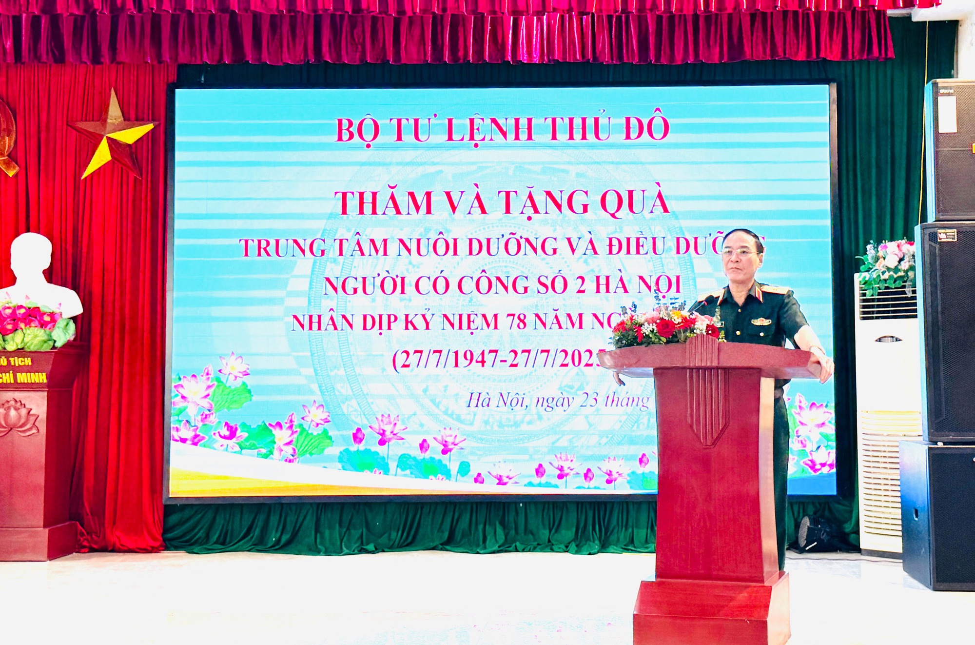 Bộ Tư lệnh Thủ đô Hà Nội tri ân và lan tỏa yêu thương nhân Kỷ niệm 78 năm ngày Thương binh Liệt sĩ- Ảnh 1.