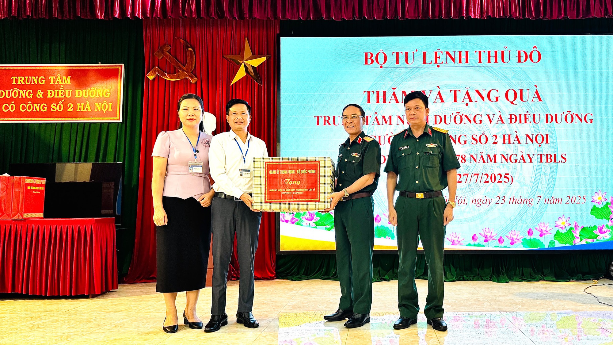 Bộ Tư lệnh Thủ đô Hà Nội tri ân và lan tỏa yêu thương nhân Kỷ niệm 78 năm ngày Thương binh Liệt sĩ- Ảnh 3.