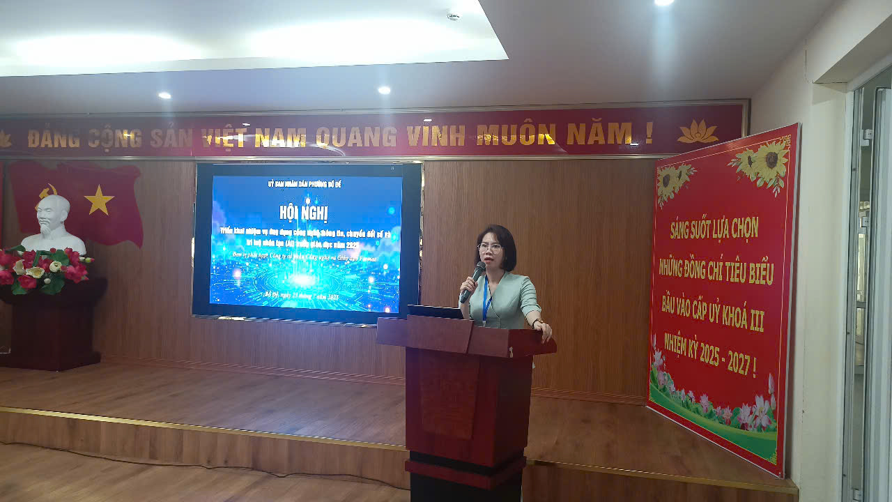 Phường Bồ Đề tiên phong ứng dụng mạnh mẽ CNTT, Chuyển đổi số và đưa AI vào Giáo dục- Ảnh 2.