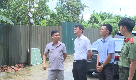 Hát Môn tiếp tục xử lý tình trạng vi phạm pháp luật về đất đai- Ảnh 1.