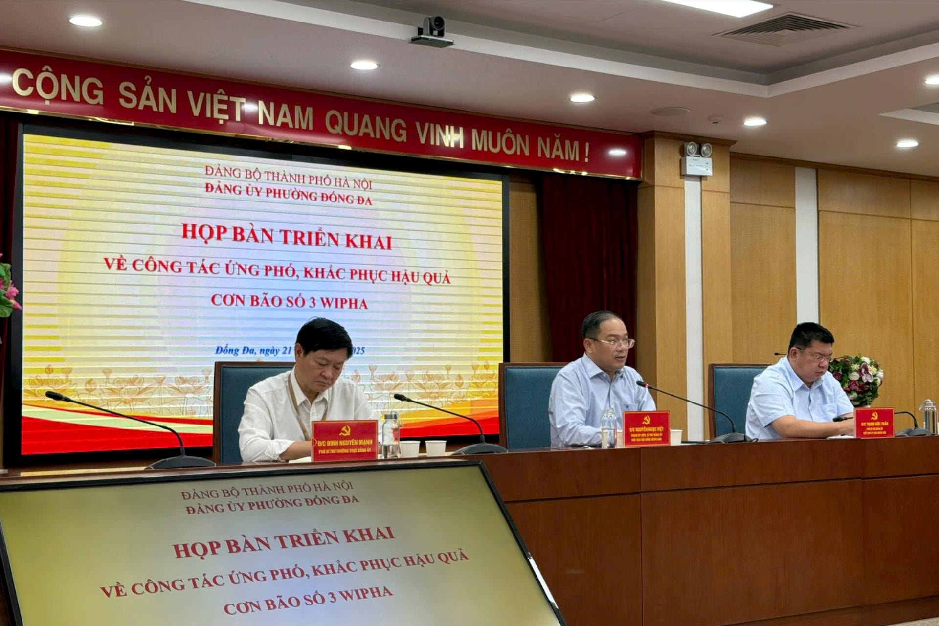 Phường Đống Đa sẵn sàng ứng phó với bão số 3- Ảnh 1.