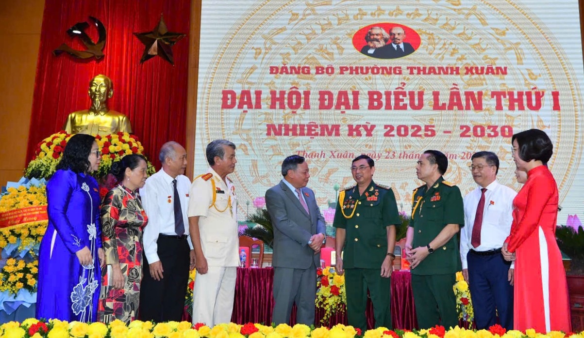 Phó Bí thư Thường trực Thành ủy Nguyễn Văn Phong: Thanh Xuân phấn đấu đạt phường kiểu mẫu của Hà Nội- Ảnh 5.