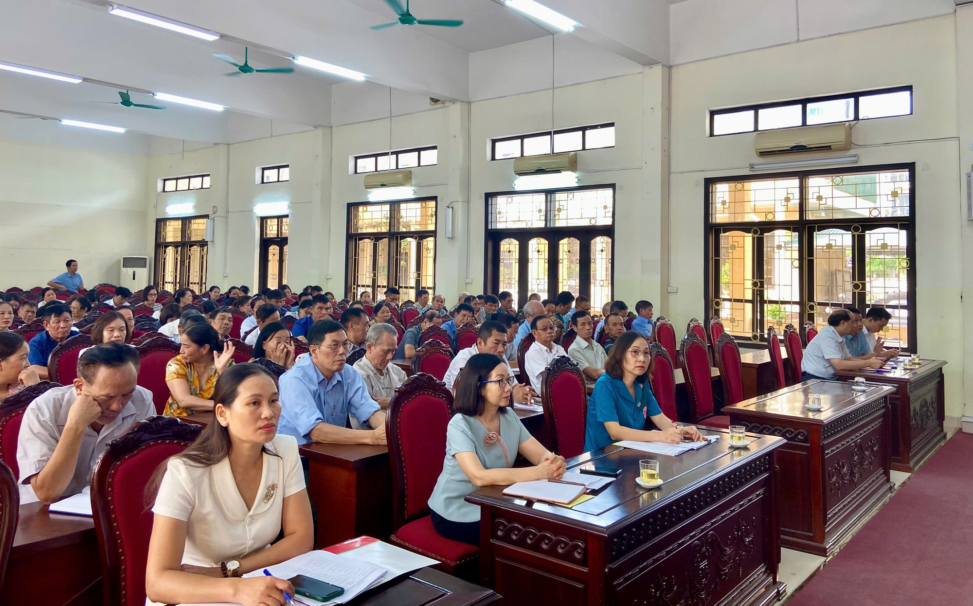 Ủy ban MTTQ Việt Nam xã Đan Phượng lấy ý kiến đóng góp vào Dự thảo văn kiện Đại hội Đảng bộ các cấp- Ảnh 1.