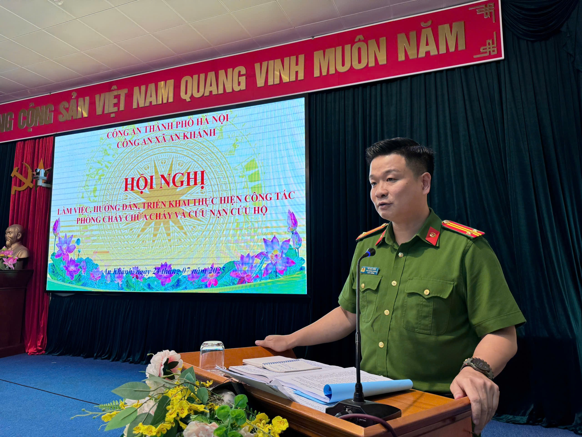 UBND xã An Khánh tổ chức Hội nghị triển khai công tác PCCC&CNCH trong tình hình mới- Ảnh 2.