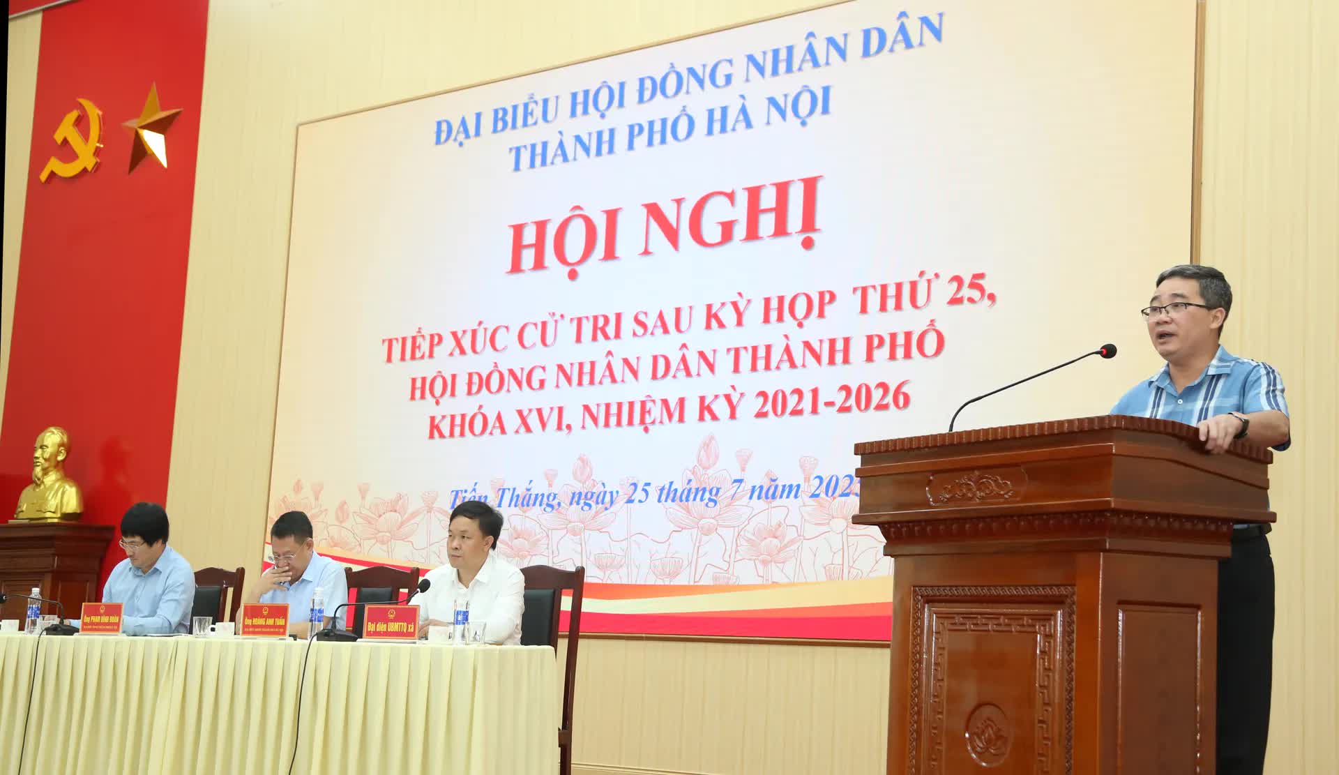 Đại biểu HĐND TP Hà Nội tiếp xúc cử tri 4 xã huyện Mê Linh cũ- Ảnh 6.