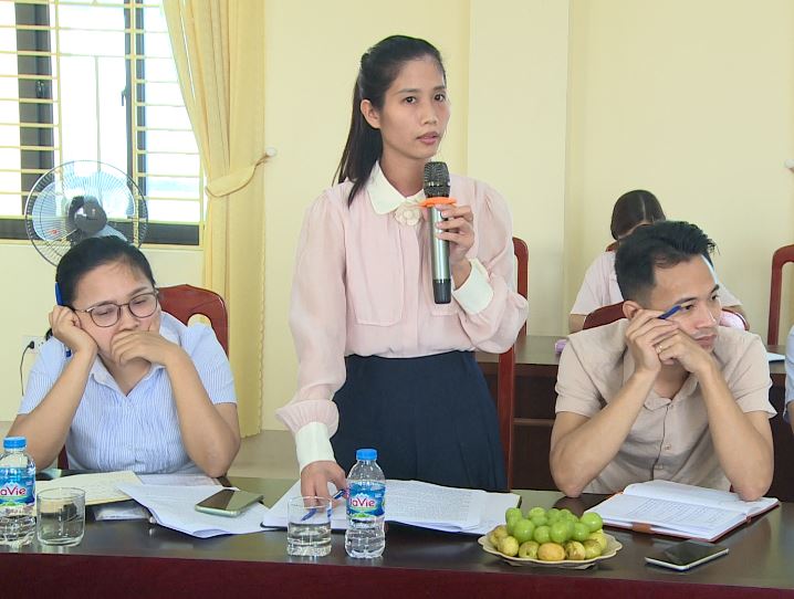 Các đồng chí lãnh đạo xã Phúc Lộc làm việc với Ban Quản lý dự án đầu tư – Hạ tầng- Ảnh 4.