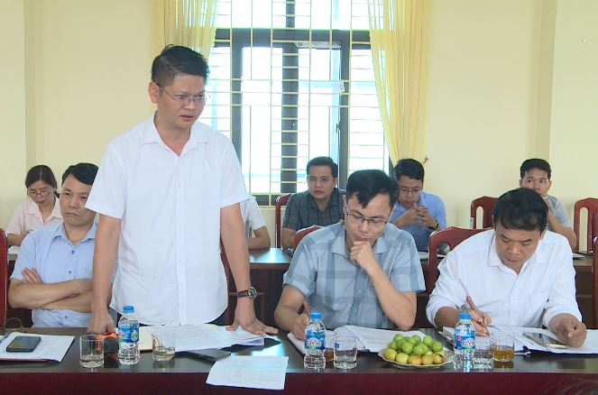 Các đồng chí lãnh đạo xã Phúc Lộc làm việc với Ban Quản lý dự án đầu tư – Hạ tầng- Ảnh 5.