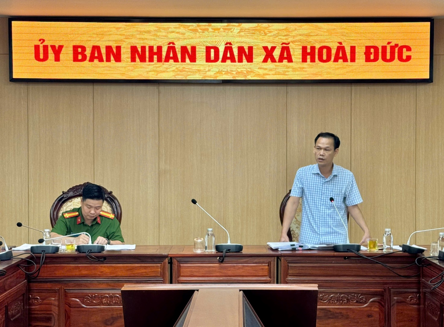 UBND xã Hoài Đức tổ chức Hội nghị triển khai công tác PCCC&CNCH trong tình hình mới- Ảnh 1.