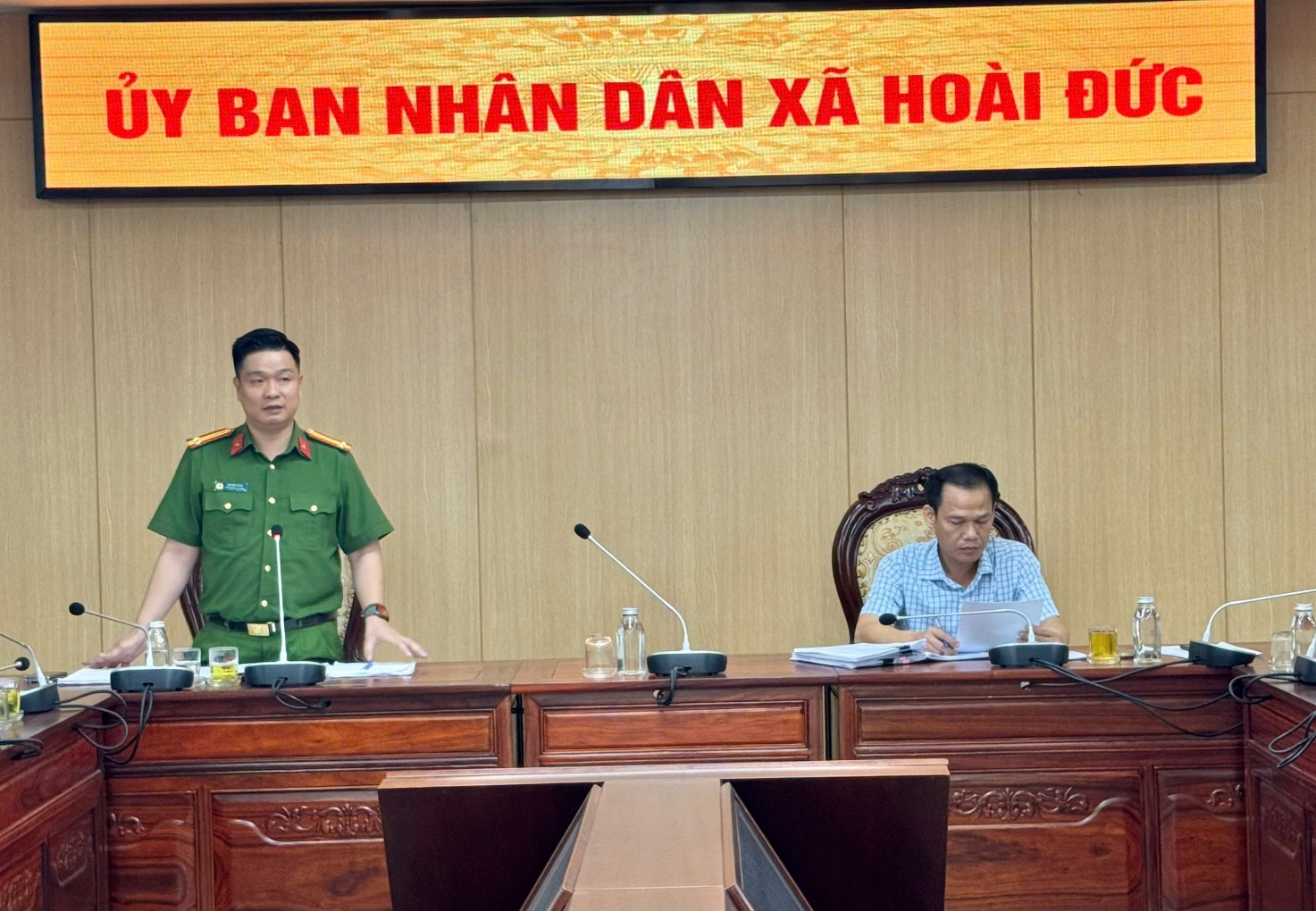 UBND xã Hoài Đức tổ chức Hội nghị triển khai công tác PCCC&CNCH trong tình hình mới- Ảnh 2.