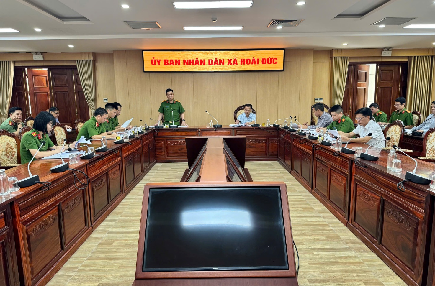 UBND xã Hoài Đức tổ chức Hội nghị triển khai công tác PCCC&CNCH trong tình hình mới- Ảnh 3.