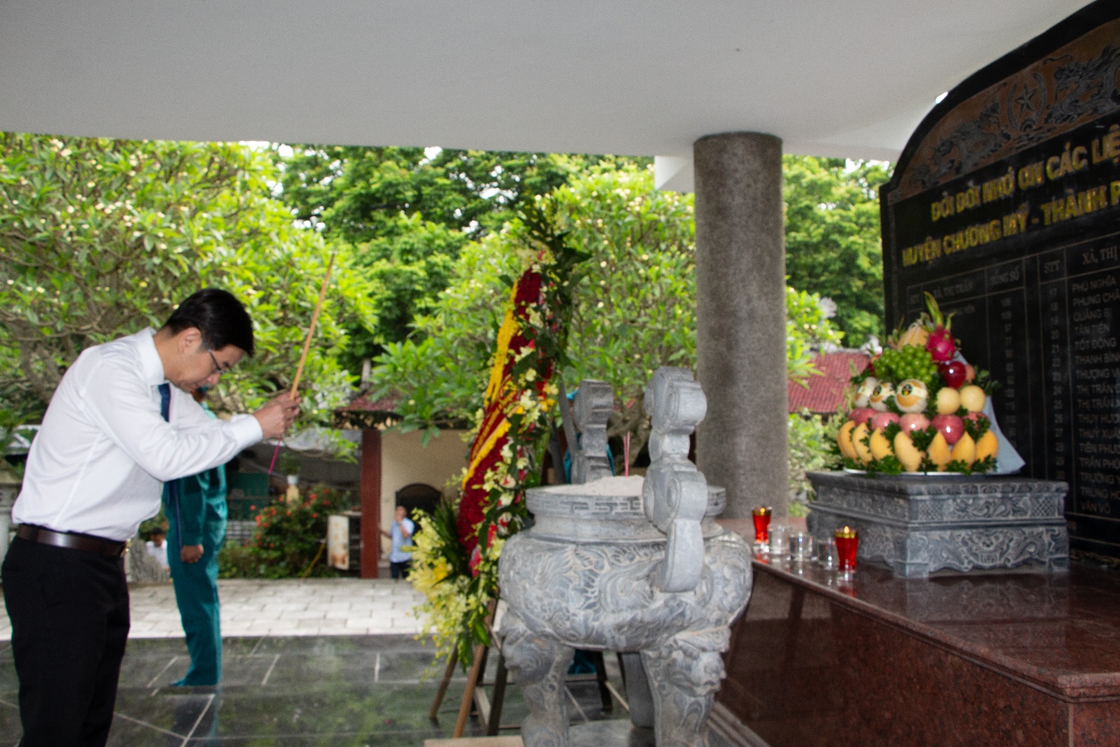 Phường Chương Mỹ tổ chức Lễ viếng nghĩa trang Liệt sỹ nhân kỷ niệm 78 năm Ngày Thương binh – Liệt sỹ (27/7/1947 – 27/7/2025)- Ảnh 1.
