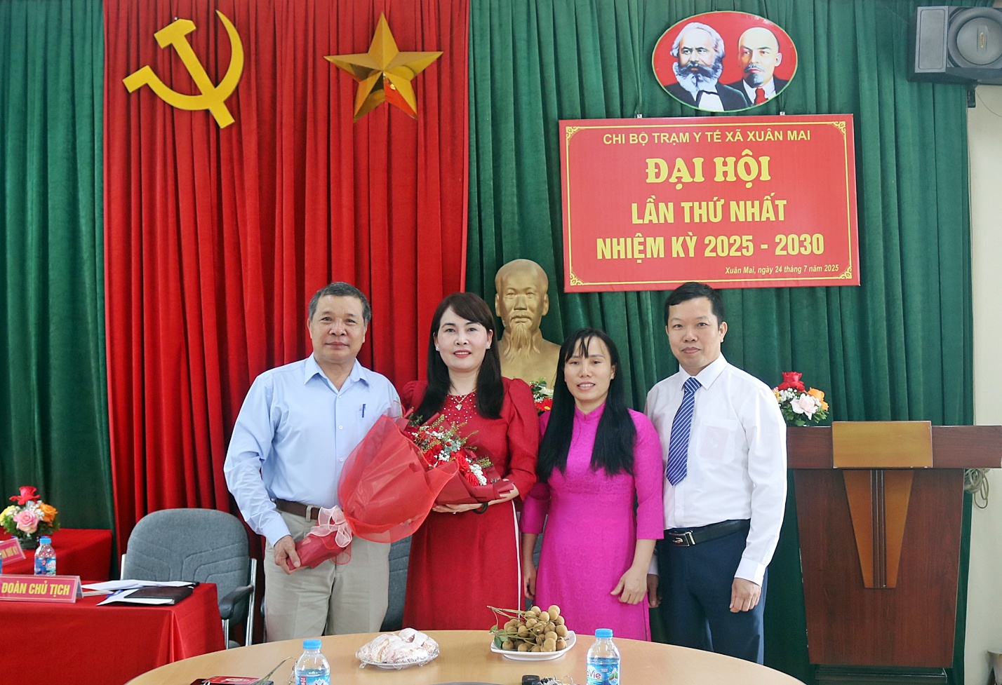 Chi bộ Trạm y tế xã Xuân Mai tổ chức thành công Đại hội lần thứ nhất, nhiệm kỳ 2025 – 2030- Ảnh 3.