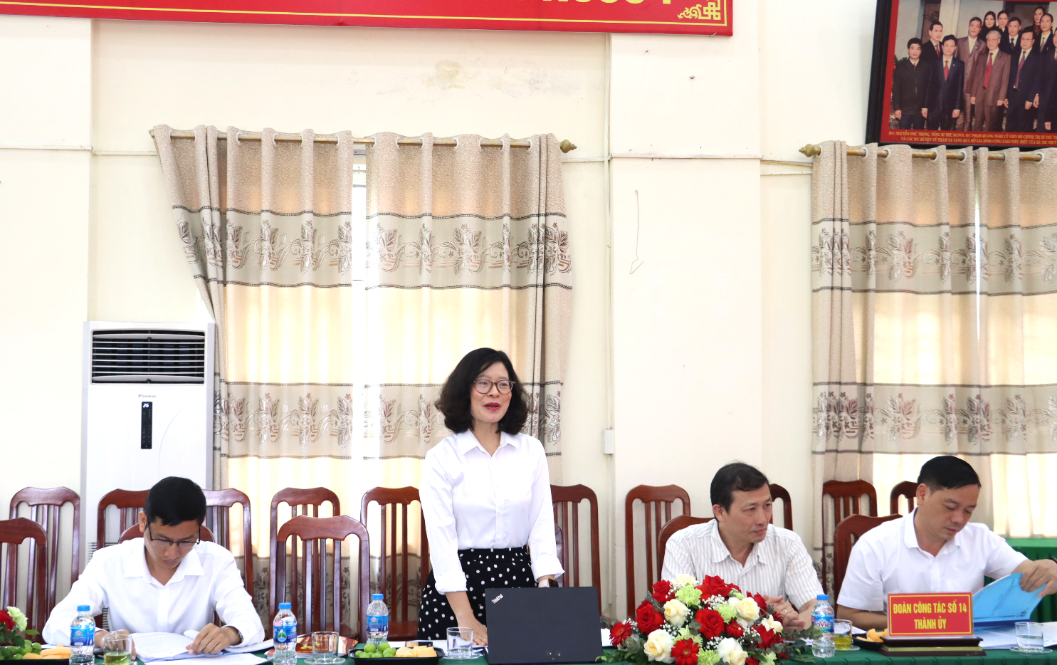 Đoàn công tác số 14 Thành ủy Hà Nội kiểm tra công tác chuẩn bị Đại hội Đảng bộ xã Đại Xuyên, nhiệm kỳ 2025 – 2030- Ảnh 3.