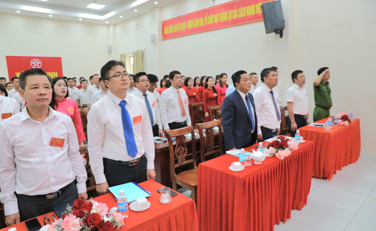 Đại hội Đảng bộ UBND xã Mê Linh lần thứ I nhiệm kỳ 2025 - 2030 thành công tốt đẹp- Ảnh 1.