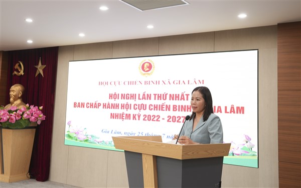 Hội nghị lần thứ I, Ban Chấp hành Hội CCB xã Gia Lâm, nhiệm kỳ 2022-2027- Ảnh 2.