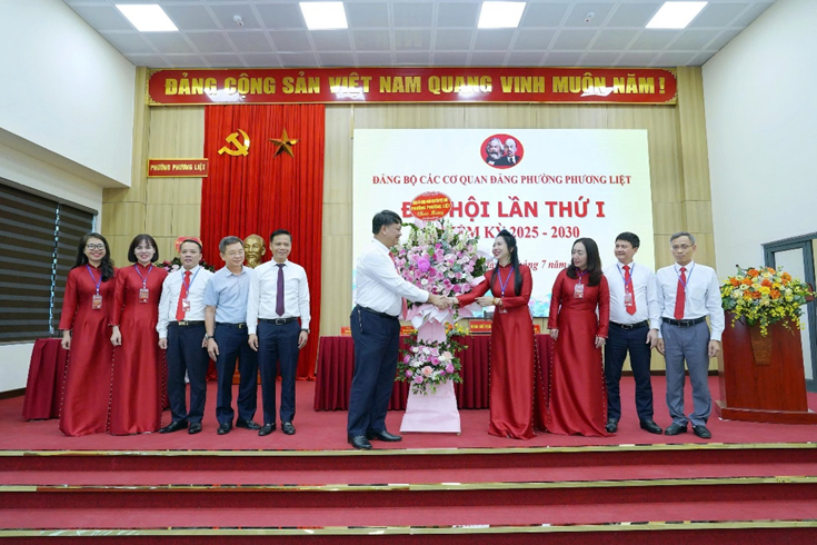 Đảng bộ các cơ quan Đảng phường Phương Liệt tổ chức Đại hội lần thứ I thành công tốt đẹp- Ảnh 4.