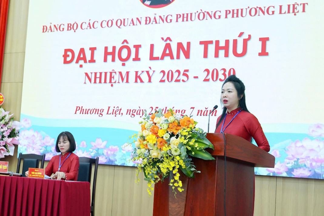 Đảng bộ các cơ quan Đảng phường Phương Liệt tổ chức Đại hội lần thứ I thành công tốt đẹp- Ảnh 7.