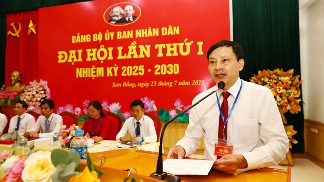 Đảng bộ UBND xã Sơn Đồng tổ chức Đại hội Lần thứ Nhất, Nhiệm kỳ 2025-2030 - Ảnh 9.