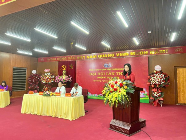 Đảng bộ các cơ quan Đảng Đảng uỷ phường Định Công tổ chức thành công Đại hội Đảng bộ lần thứ I, nhiệm kỳ 2025-2030- Ảnh 6.