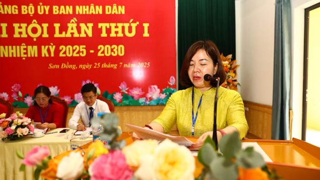 Đảng bộ UBND xã Sơn Đồng tổ chức Đại hội Lần thứ Nhất, Nhiệm kỳ 2025-2030 - Ảnh 10.