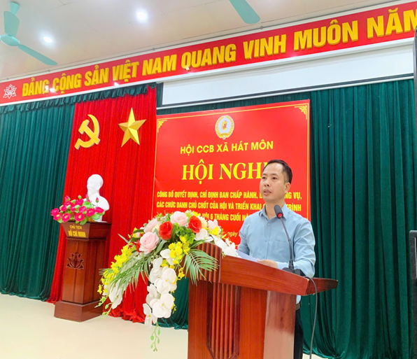 HỘI CCB XÃ HÁT MÔNCÔNG BỐ QUYẾT ĐỊNH VỀ CÔNG TÁC CÁN BỘ VÀ TRIỂN KHAI CHƯƠNG TRÌNH CÔNG TÁC HỘI 6 THÁNG CUỐI NĂM 2025- Ảnh 3.