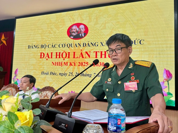 Đảng bộ các cơ quan Đảng xã Hoài Đức tổ chức đại hội lần thứ I nhiệm kỳ 2025-2030- Ảnh 10.