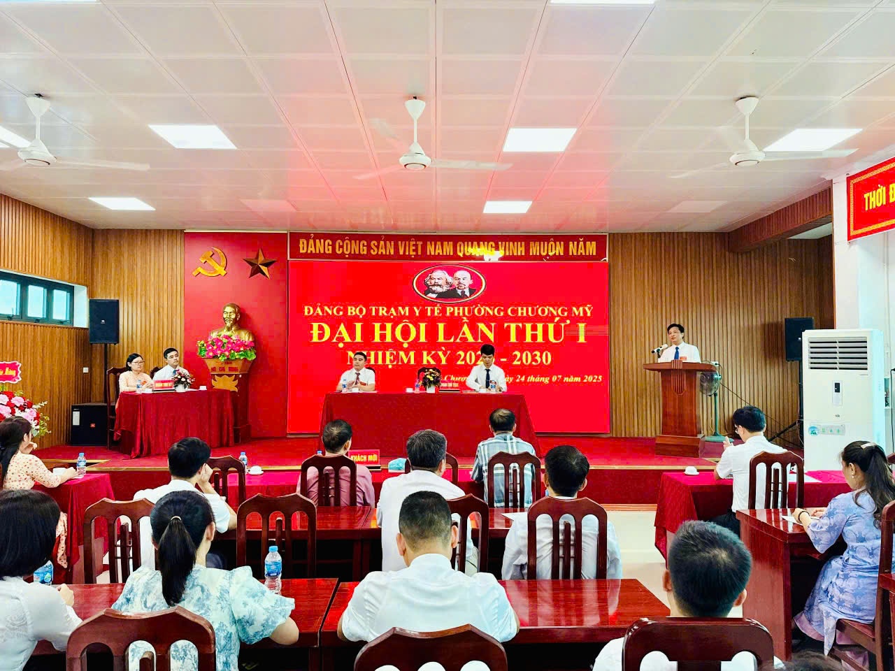 Đảng bộ Trạm y tế phường Chương Mỹ tổ chức thành công Đại hội lần thứ I, nhiệm kỳ 2025 – 2030- Ảnh 1.