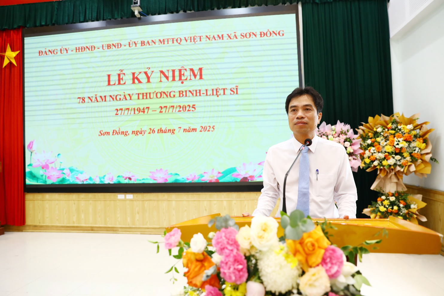 Xã Sơn Đồng tổ chức Lễ kỷ niệm 78 năm ngày Thương binh Liệt sĩ (27/7/1947 - 27/7/2025)- Ảnh 2.
