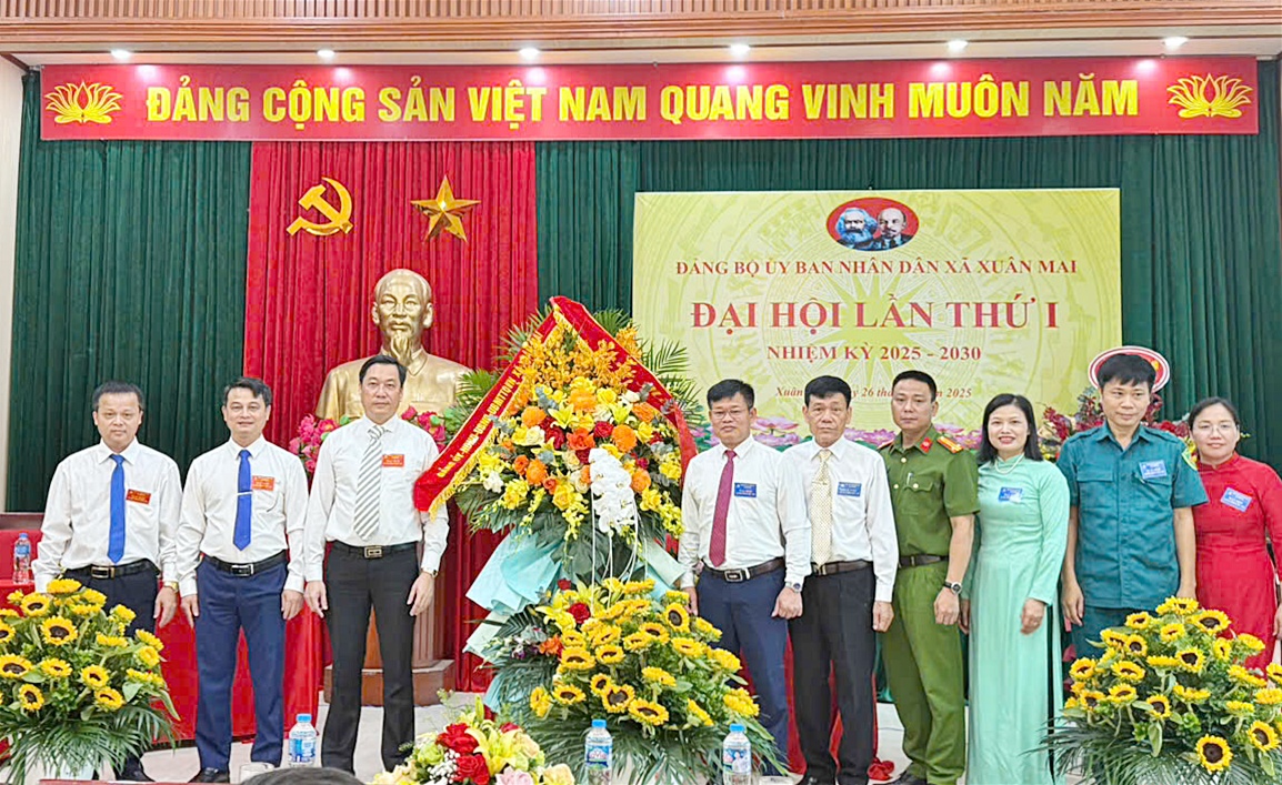 Đảng bộ UBND xã Xuân Mai tổ chức thành công Đại hội lần thứ I, nhiệm kỳ 2025 - 2030- Ảnh 2.