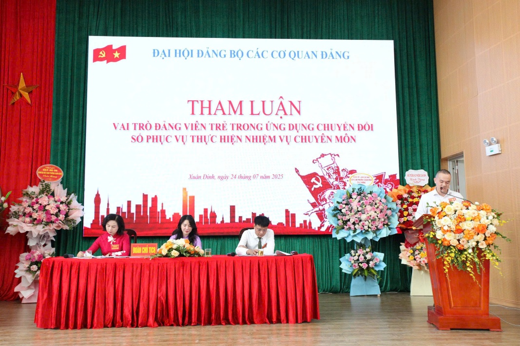 Tổ chức thành công Đại hội Đảng bộ các cơ quan Đảng phường Xuân Đỉnh lần thứ I, nhiệm kỳ 2025-2030- Ảnh 3.