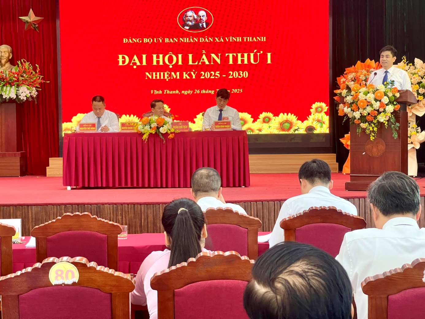 Đảng bộ UBND xã Vĩnh Thanh trang trọng tổ chức Đại hội lần thứ nhất, nhiệm kỳ 2025-2030- Ảnh 6.
