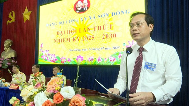 Đảng bộ Công an xã Sơn Đồng và Chi bộ Quân sự tổ chức Đại hội Lần thứ I, Nhiệm kỳ 2025 - 2030- Ảnh 13.