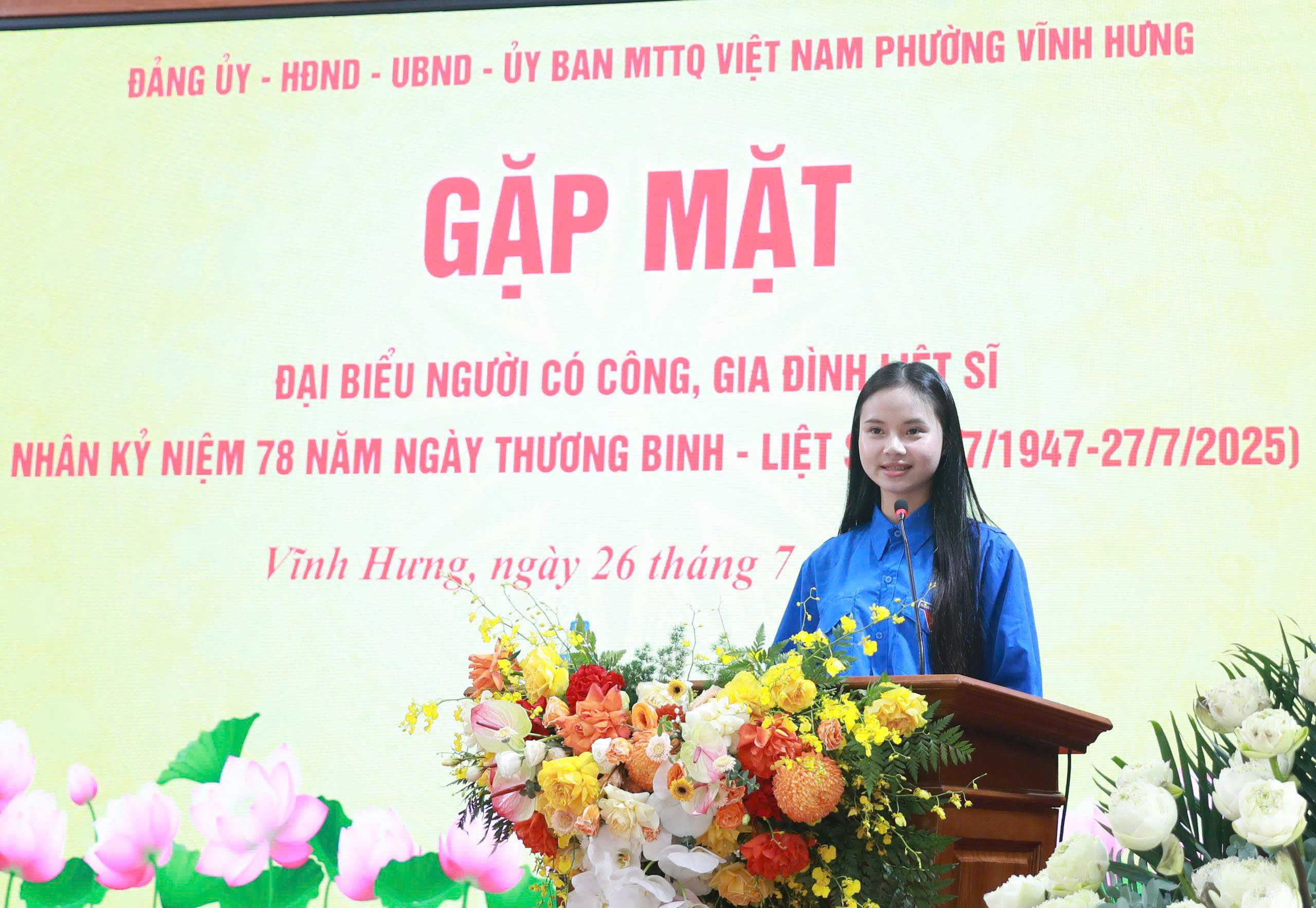 Phường Vĩnh Hưng gặp mặt, tri ân các thương binh, bệnh binh, thân nhân liệt sĩ và người có công với cách mạng trên địa bàn- Ảnh 5.