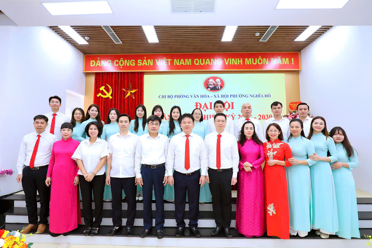Đại hội Chi bộ Phòng Văn hóa - Xã hội phường Nghĩa Đô lần thứ I, nhiệm kỳ 2025 - 2030- Ảnh 7.