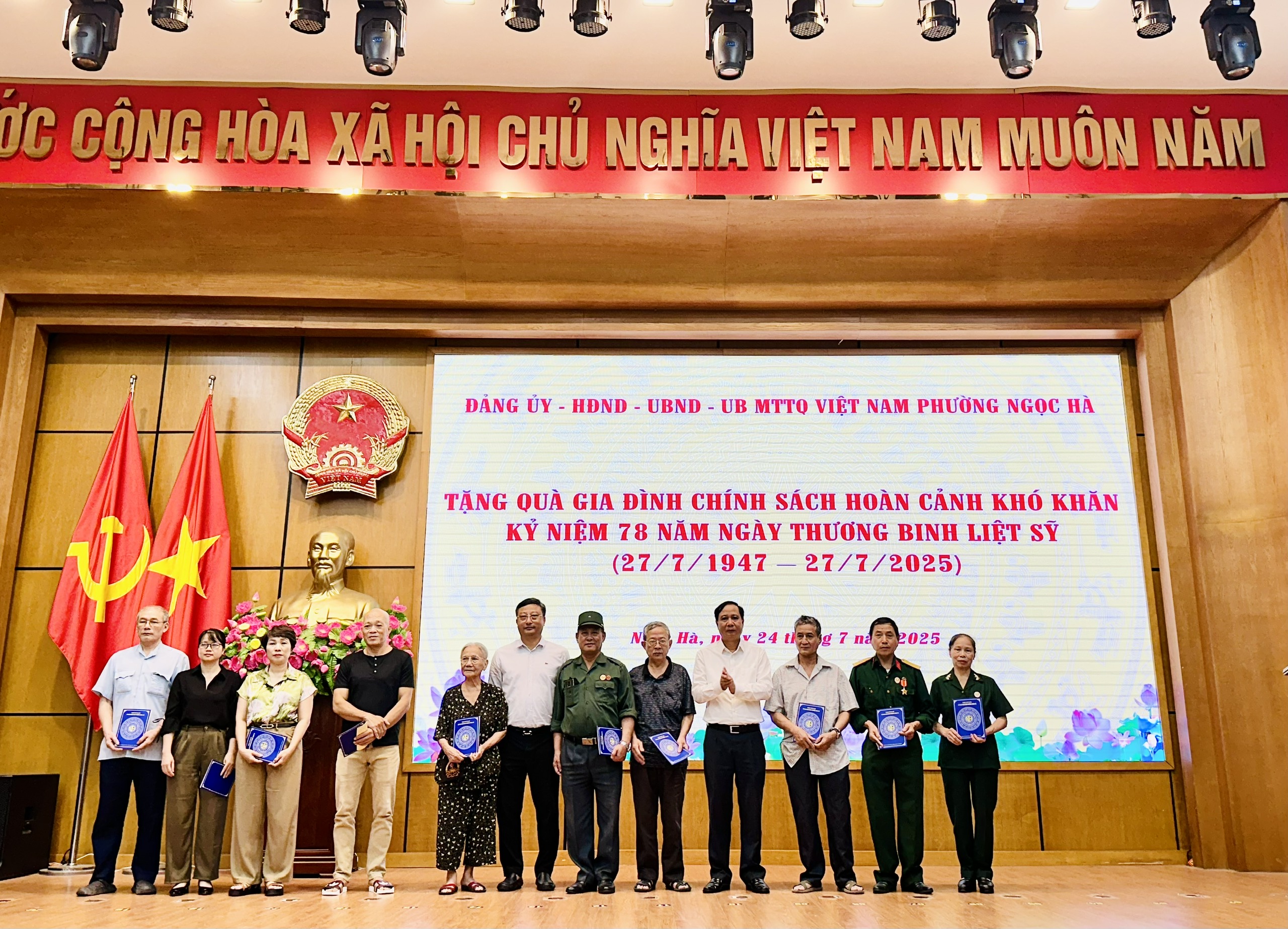 Phường Ngọc Hà: Phát huy sức mạnh tổng thể trong công tác đền ơn đáp nghĩa- Ảnh 1.