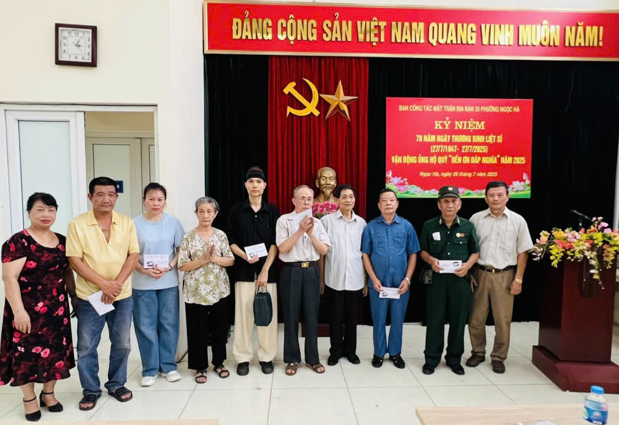 Phường Ngọc Hà: Phát huy sức mạnh tổng thể trong công tác đền ơn đáp nghĩa- Ảnh 23.