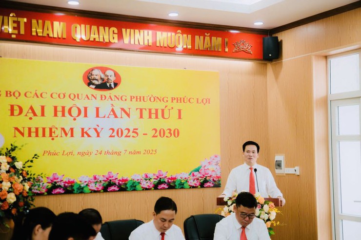 Đại hội Đảng bộ các Cơ quan Đảng phường Phúc Lợi nhiệm kỳ 2025-2030 thành công tốt đẹp- Ảnh 3.
