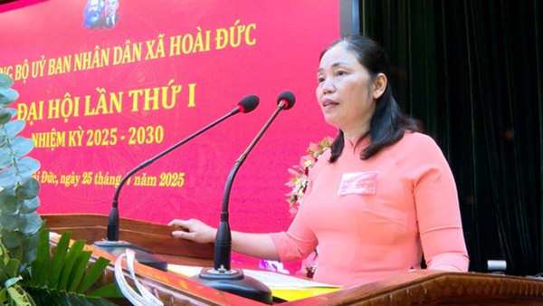 Đại hội Đảng bộ UBND xã Hoài Đức lần thứ I, nhiệm kỳ 2025-2030- Ảnh 6.