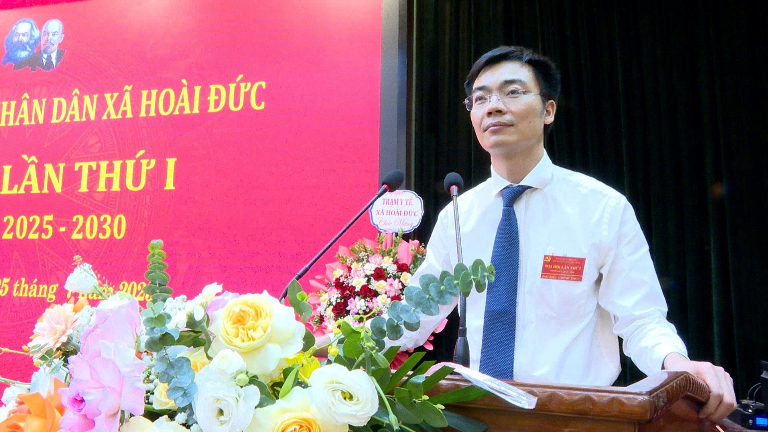 Đại hội Đảng bộ UBND xã Hoài Đức lần thứ I, nhiệm kỳ 2025-2030- Ảnh 4.