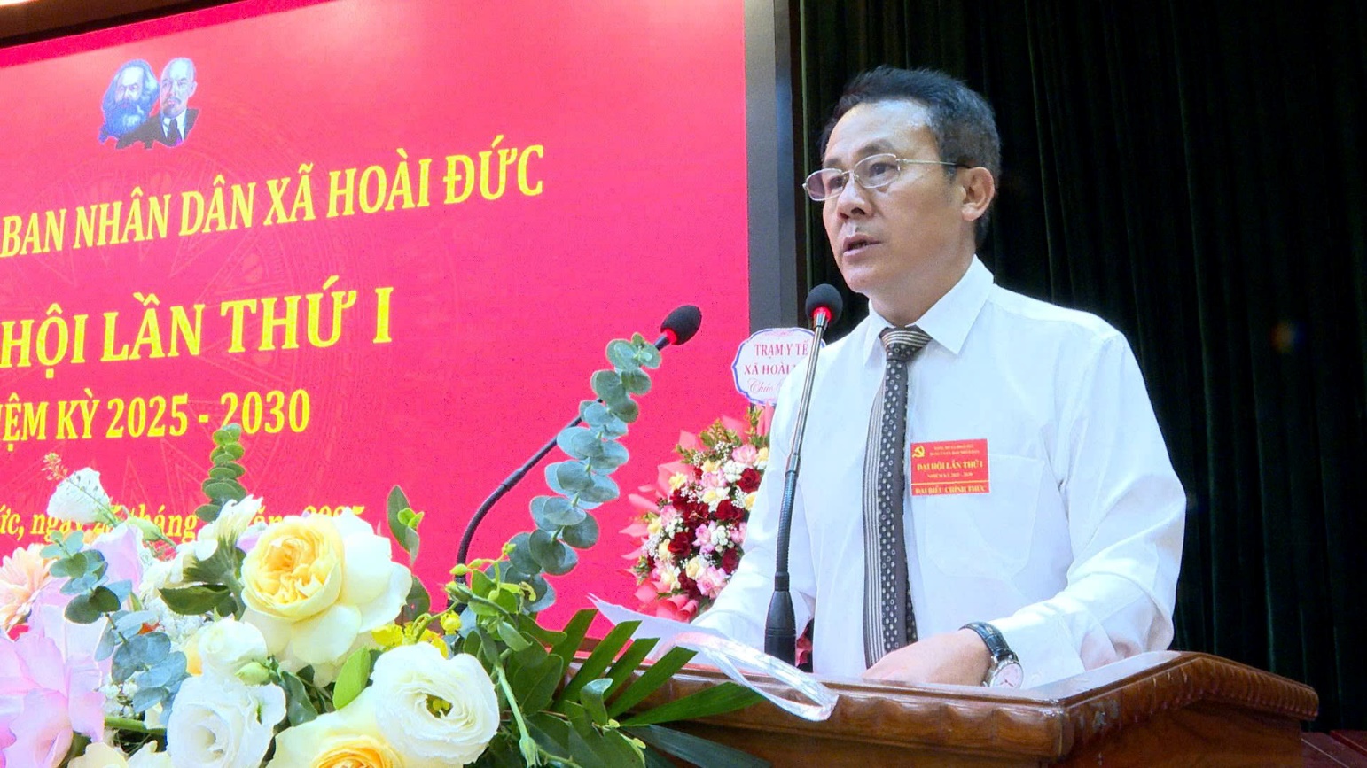 Đại hội Đảng bộ UBND xã Hoài Đức lần thứ I, nhiệm kỳ 2025-2030- Ảnh 5.