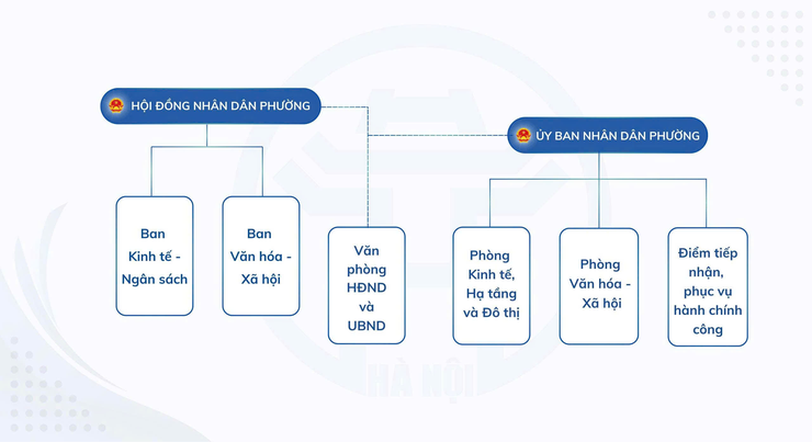 Sơ đồ tổ chức bộ máy Phường Tương Mai- Ảnh 1.