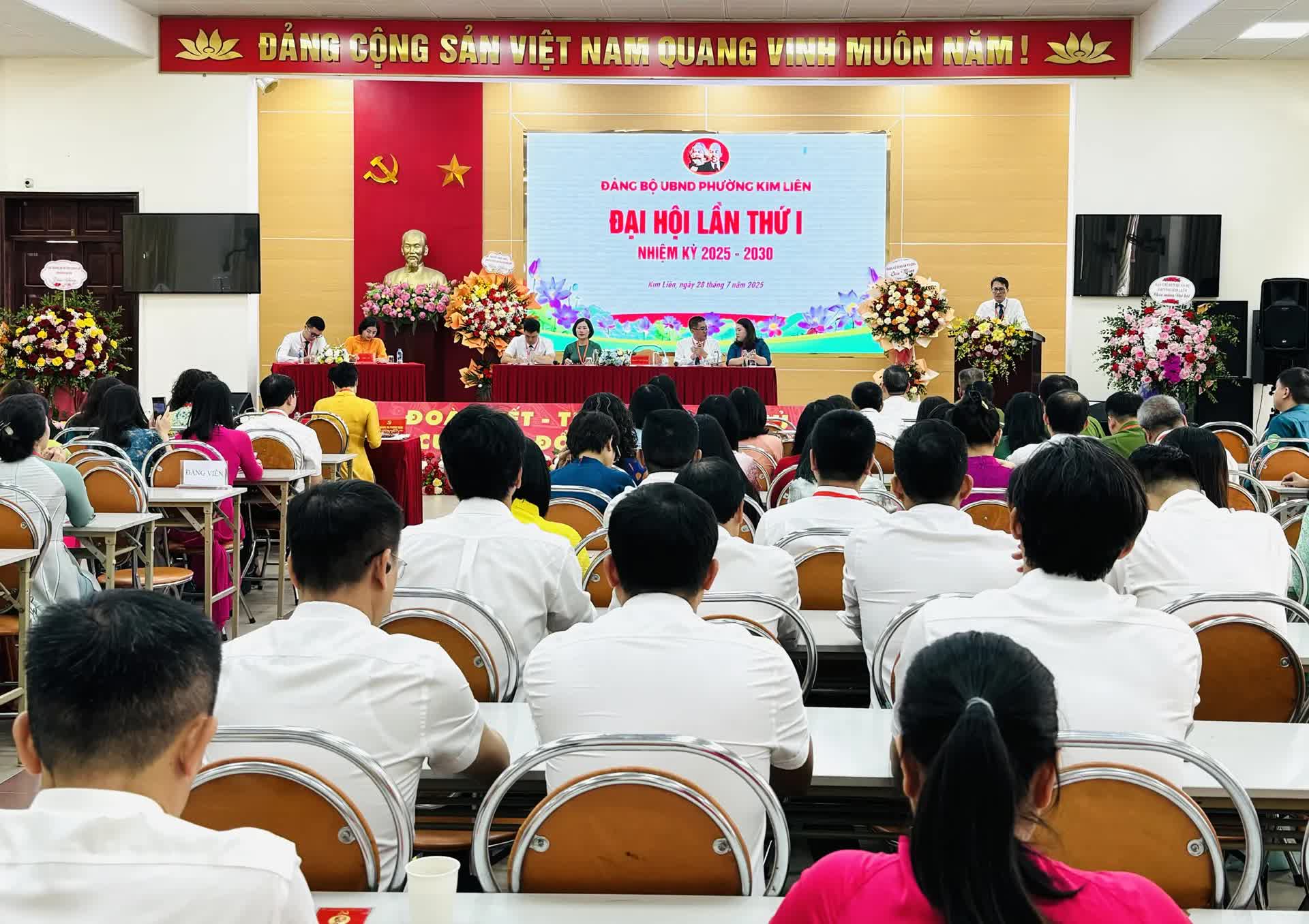 Đảng bộ UBND phường Kim Liên tổ chức Đại hội lần thứ I, nhiệm kỳ 2025 – 2030.- Ảnh 5.