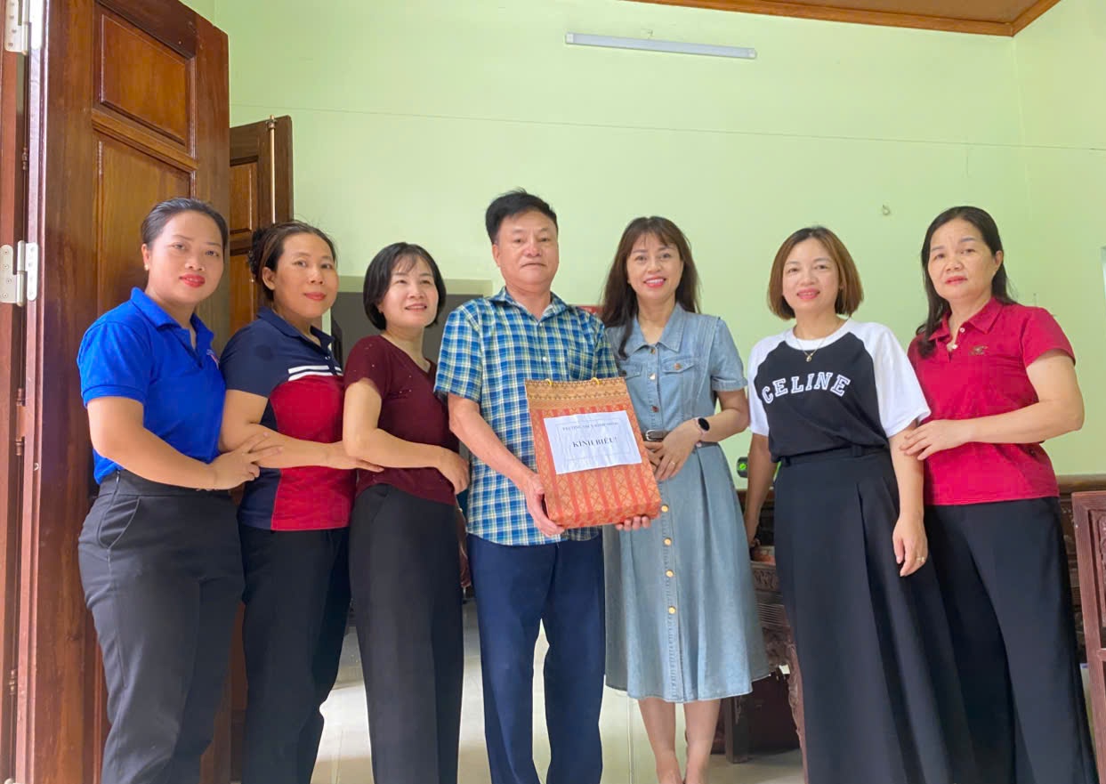TRƯỜNG THCS BÌNH MINH: GIÁO DỤC LÒNG BIẾT ƠN QUA NHỮNG VIỆC LÀM GIÀU NHÂN VĂN NHÂN DỊP 27/7
