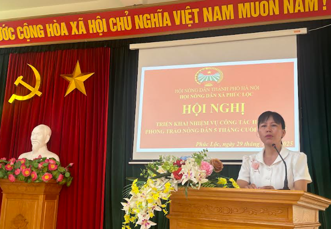 Hội Nông dân xã Phúc Lộc tổ chức Hội nghị Ban Chấp hành lần thứ I, triển khai nhiệm vụ công tác Hội 5 tháng cuối năm 2025- Ảnh 3.