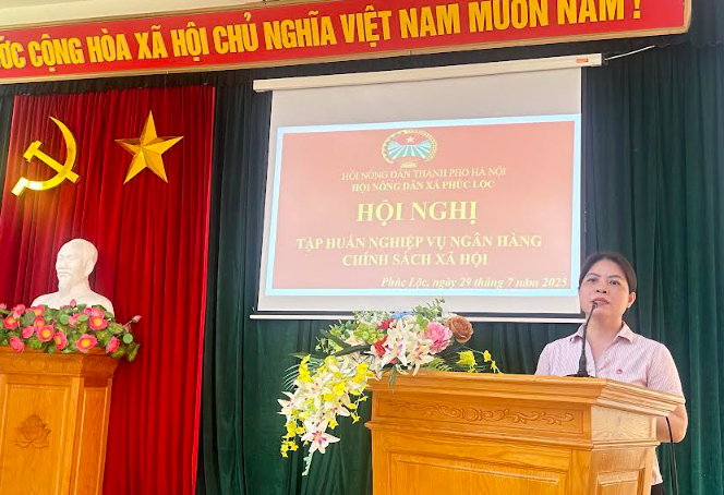 Hội Nông dân xã Phúc Lộc tổ chức Hội nghị Ban Chấp hành lần thứ I, triển khai nhiệm vụ công tác Hội 5 tháng cuối năm 2025- Ảnh 4.